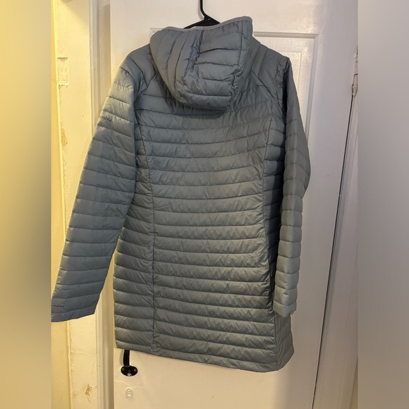 Columbia Gray Long Puff Jacket - Like new condition - Women’s L - Picture 2 of 3